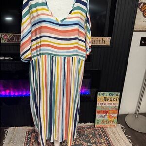 JODIFL Vibrant Striped Blouse